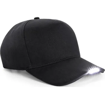 Kšiltovka 5 panelová kšiltovka "LED Light" B 515 black onesize