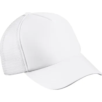 Kšiltovka Dětská 5 panelová polyester. síťovaná kšiltovka MB 71 white-white onesize