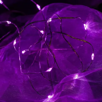 Vánoční světelný řetěz DECOLED Batteriebetriebene LED-Lichterkette, rosa, 20 LEDs, 2,3 m