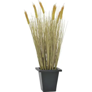 umělá květina Umělá travina Pšenice ve sklizni v květináči, 60 cm