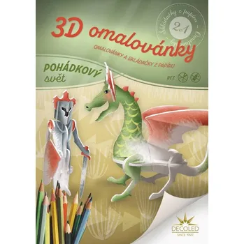 Velikonoční dekorace DECOLED A4 omalovánky skládačka velký pohádkový set