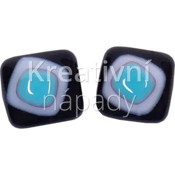 Mozaiková sada Mozaika oči, modré na černém podkladu - 560101000271