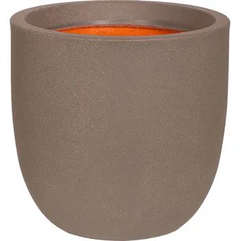Květináč Capi Urban Smooth NL Planter Ball Warm Taupe Ø 54 cm / V 52 cm