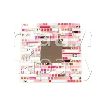 Mozaiková sada Zrcadlo aztécké, růžové, 25 x 25 cm - 560101000132