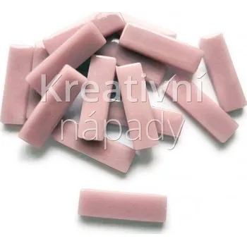 Mozaiková sada Mozaika obdélník, 37x11x4mm, starorůžová - 560101000263