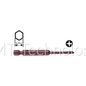 Bit Bit křížový PH0, délka 50 mm, (2x20l) - 121004000006