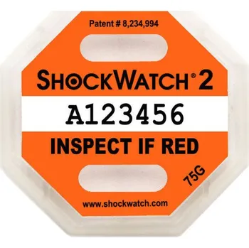 Obalový materiál Indikátor nárazu Shockwatch2 - 75 g, oranžový
