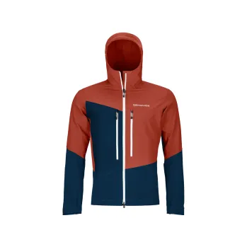Ortovox Westalpen Softshell Jacket M clay orange S; Oranžová bunda + DÁREK DLE VÝBĚRU!