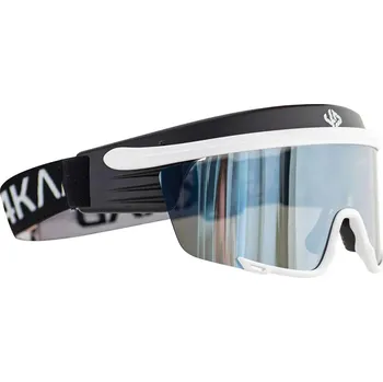 Cyklistické kalhoty štít na běžky 4KAAD SNOWEAGLE 2.0 white silver