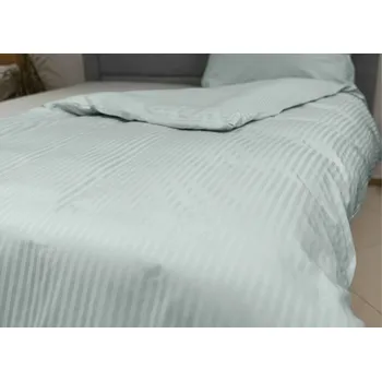 Povlečení Damaškové povlečení Glacier grey 140x200 / 70x90