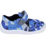 Beda Barefoot sandále Military blue 22