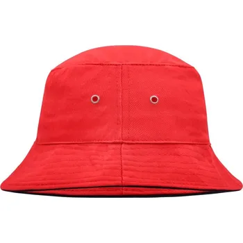 Klobouk Rybářský klobouk s lemem MB 12 red-black S/M