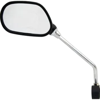Zrcátko pro motocykl Zpětné zrcátko FORCE na řídítka levé, černé