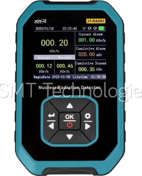 Geigerův měřič záření Joy-it, JT-RAD01 - 180110617