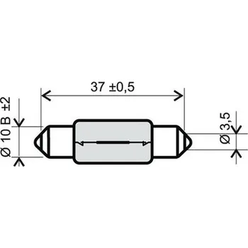 Osvětlení pro motocykl RMS Lamp RMS 246510161 T11x39 12V 10W