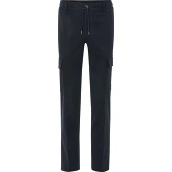 Pánské kalhoty LIVERGY® Pánské flanelové cargo kalhoty (M(48/50), navy modrá)