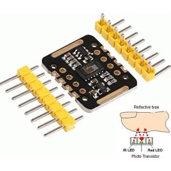 Síťový kabel Snímač srdeční frekvence a pulsní oxymetr, modul s MAX30102