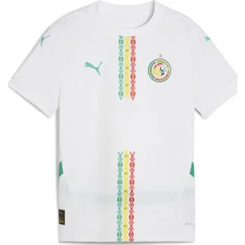 Chlapecké tričko Puma Senegal Home Shirt 2025 Juniors White/Green 7-8 let