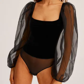 Body Undress Code - Carryovers body Hazy line black S UC346