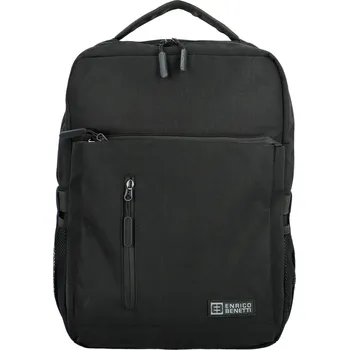 Městský batoh Pánský batoh černý - Enrico Benetti Kover černá
