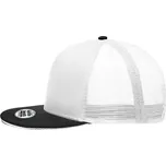 5 panelová Pro síťovaná kšiltovka MB 6636 white-black onesize
