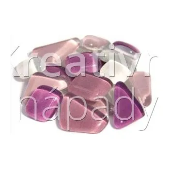 Mozaiková sada Skleněná mozaika S69 lila mix, zlomky, 200g - 560204030057