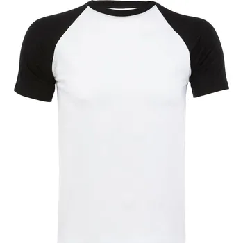 Pánské tričko Pánské 2-barevné raglánové tričko Funky white-black S