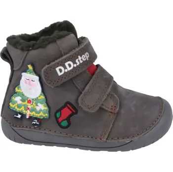 Dívčí tenisky Zimní boty DDstep 070 - šedohnědé - Vánoce 20