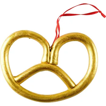 Velikonoční dekorace DECOLED Preclík, 15 x 11 cm, zlatý