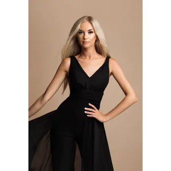 Dámské šaty Eva & Lola Eva&Lola kalhotové šaty černé 1451 Velikost: S / 36 / 04 / 08