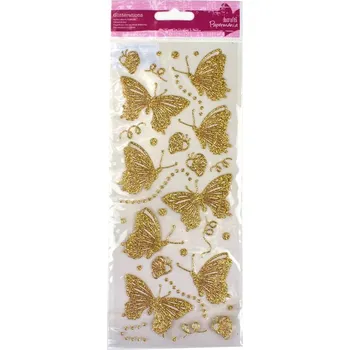 samolepka Samolepky motýli, zlaté