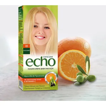 Barva na vlasy Echo barva na vlay SET 60ml+peroxid 60ml+šampon 20ml + Maska 20ml,rukavice - 5,6