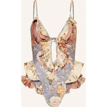 Dámské plavky Zimmermann Dámské Plavky Tallow, černošedá / tmavě žlutá /...