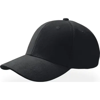 Kšiltovka 6 panelová baseballová kšiltovka "Champion" black onesize