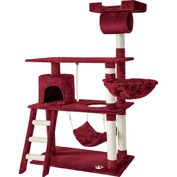 tectake Marcel 141 cm, vínové