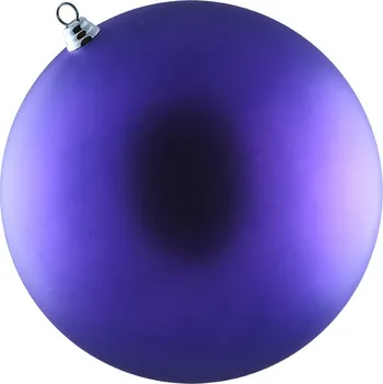 Vánoční dekorace DECOLED Plastová koule, prům. 30 cm, fialová, matná