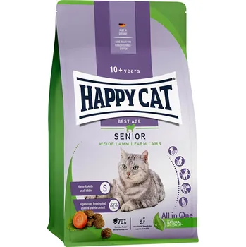 Krmivo pro kočku 2x4kg Happy Cat Senior jehněčí