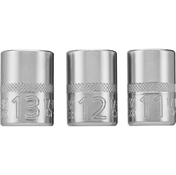 Gola sada STANLEY Sada 1/4" šestihranných hlavic, 11/12/13mm