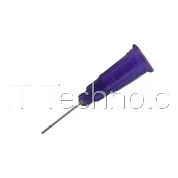 Dávkovací jehla se závitem, fialová, 12,3mm, 0,18mm, kalibr 28G - 170100004071