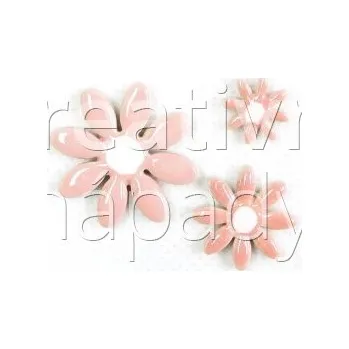 Mozaiková sada Mozaika set kytiček - růžové - 560101000119