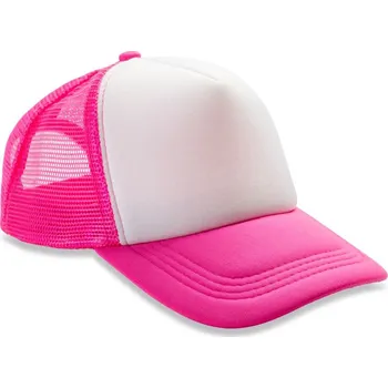 Kšiltovka 5 panelová síťovaná kšiltovka "Detroit" RC 089X pink-white onesize