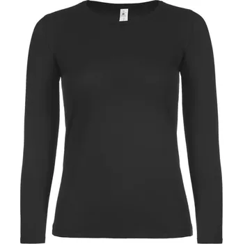 Dámské tričko Dámské tričko s dlouhým rukávem #E150 LSL /women black XXL