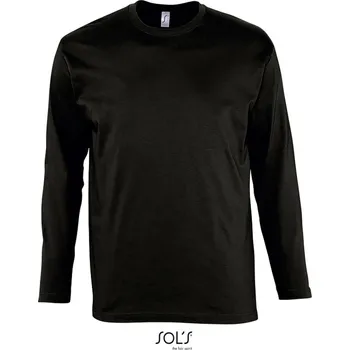 Pánské tričko Tričko s dlouhým rukávem Monarch black XL