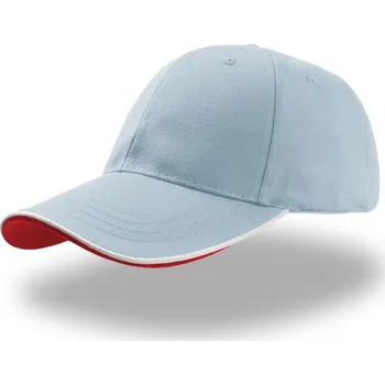 Kšiltovka Atlantis 6 panelová baseballová kšiltovka Zoom Piping Sandwich