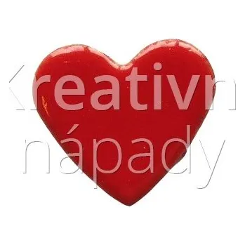 Mozaiková sada Mozaika srdce červené - větší 17 mm - 560101017
