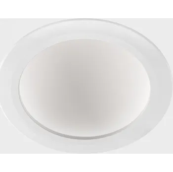 Koupelnové svítidlo KOHLLIGHTING DISC TINA DEEP zapuštěné svítidlo s rámečkem bílá 24 W 4000K PUSH - KOHL-Lighting KHL K50405.03.RF.WH-WH.ST.8.40.PU