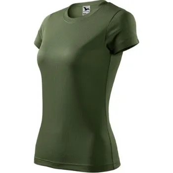 Dámské tričko MALFINI FANTASY 140 sportovní triko dámské Barva: khaki, Velikost: 2XL