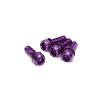 Šroub Šrouby uchycení brzdy Reverse M6 x 18 mm, 4 ks Purple