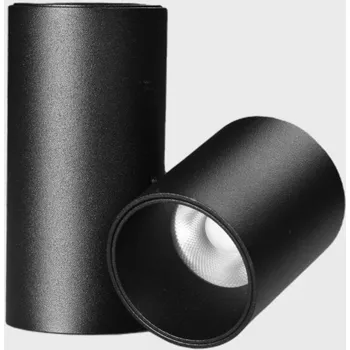 KOHLLIGHTING LUXO AURA stropní svítidlo černá 7 W 4000K fázové stmívání - KOHL-Lighting KHL K50155.01.SR.BK-BK.38.ST.9.40.PC