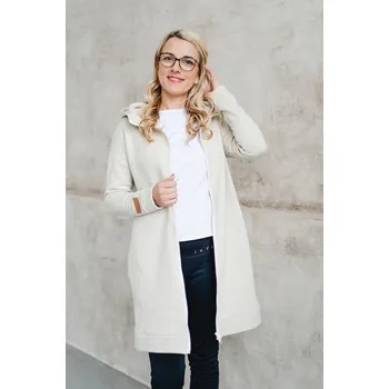 Dámská mikina Dámská tepláková mikina na zip WARM béžová - MIZIWABES